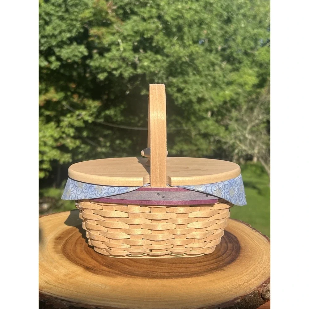Longaberger Hostess Appreciation Basket 2000 Century Lid Liner Protector 8